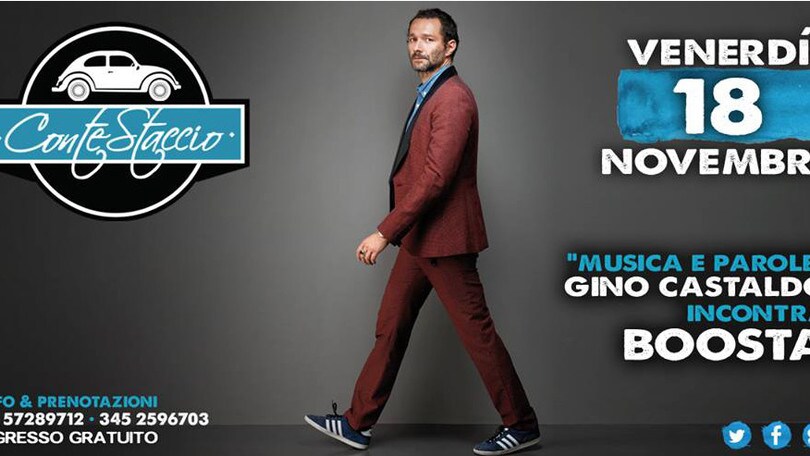 “Musica e Parole”, Gino Castaldo ospita Boosta