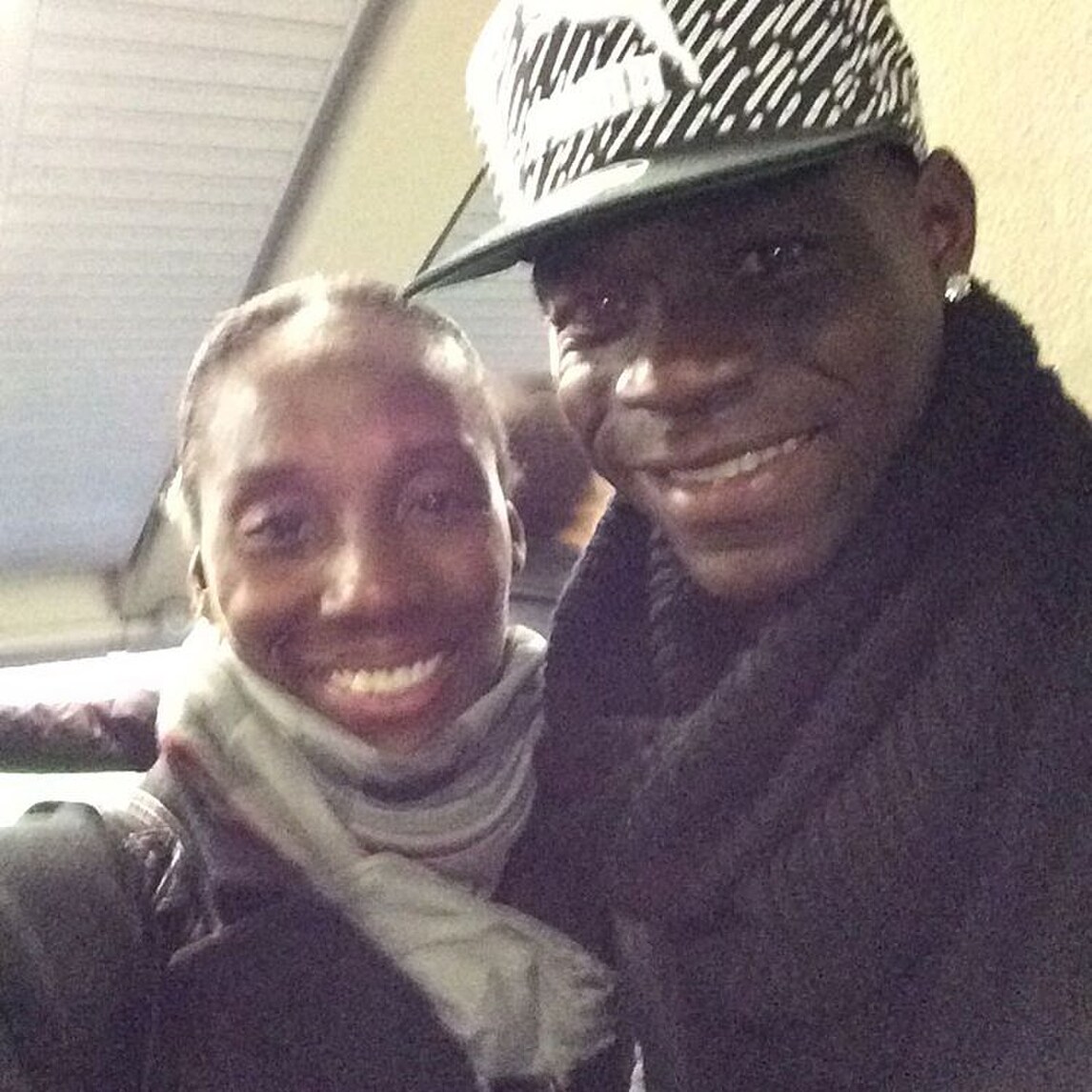 Fiona May, selfie con Balotelli: «Bad boy? No, è stato bello parlarci»
