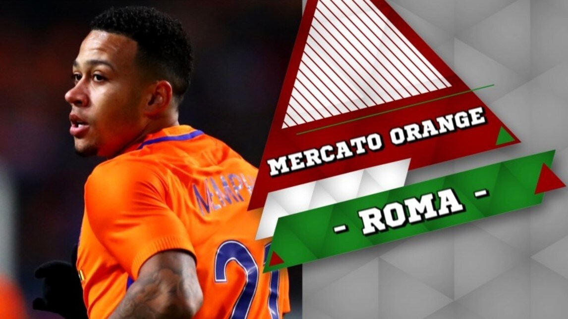 Roma, a gennaio Depay più il rinnovo di Strootman
