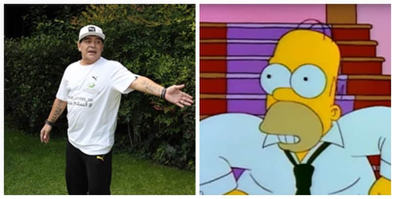 Maradona contro i Simpson: «Non li posso vedere»