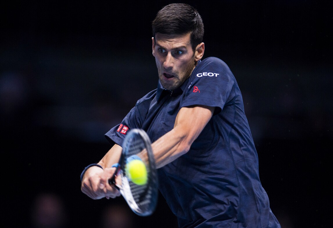 Tennis, Atp Finals: Djokovic batte Goffin in due set