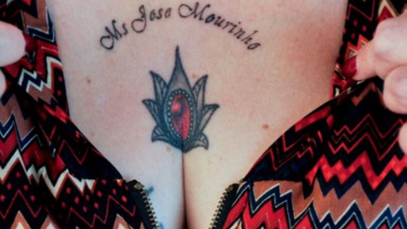 La signora innamorata di Mourinho si è fatta un tatuaggio