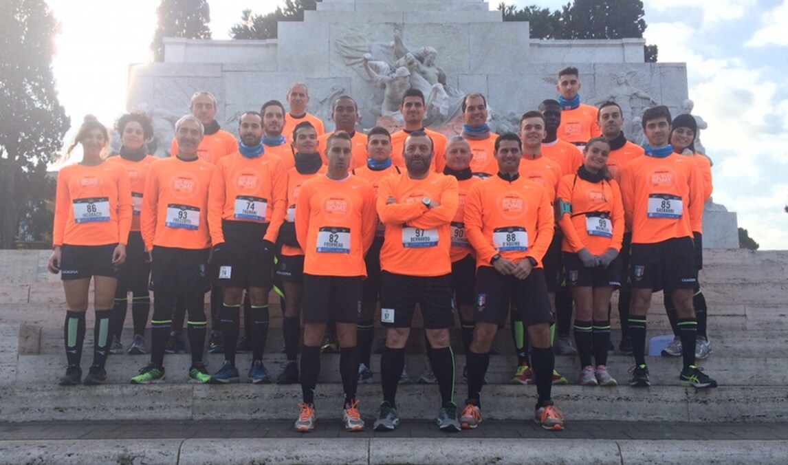 We Run Rome 2016, ci sono anche gli arbitri dell'AIA