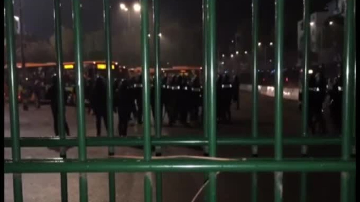 Atalanta-Roma: disordini al termine della gara