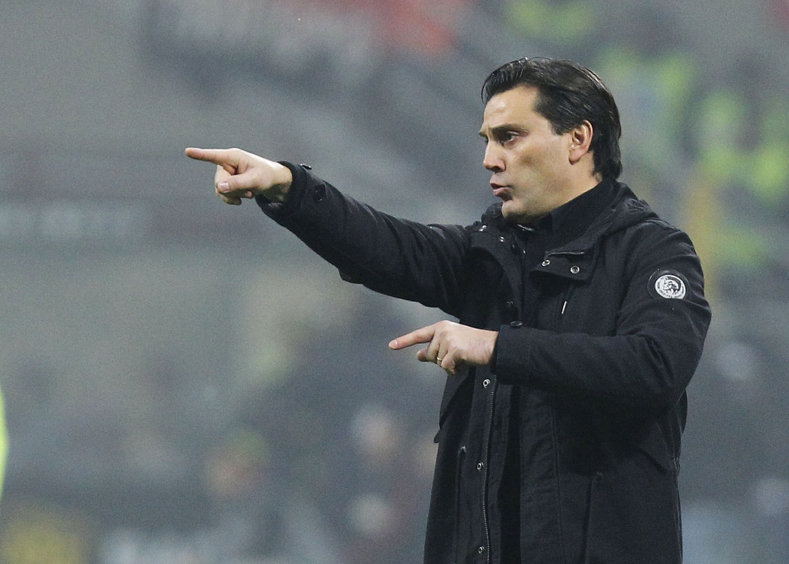 Milan, Montella: «L'Inter ha esultato come se avesse vinto lo scudetto»