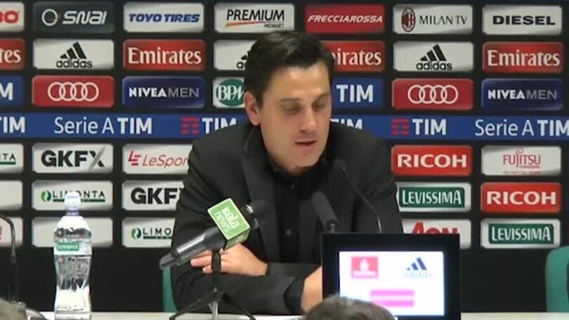 Montella: "Bello vedere l'Inter esultare per un pari"