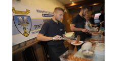 Lazio, Immobile e compagni servono l'Amatriciana per i terremotati