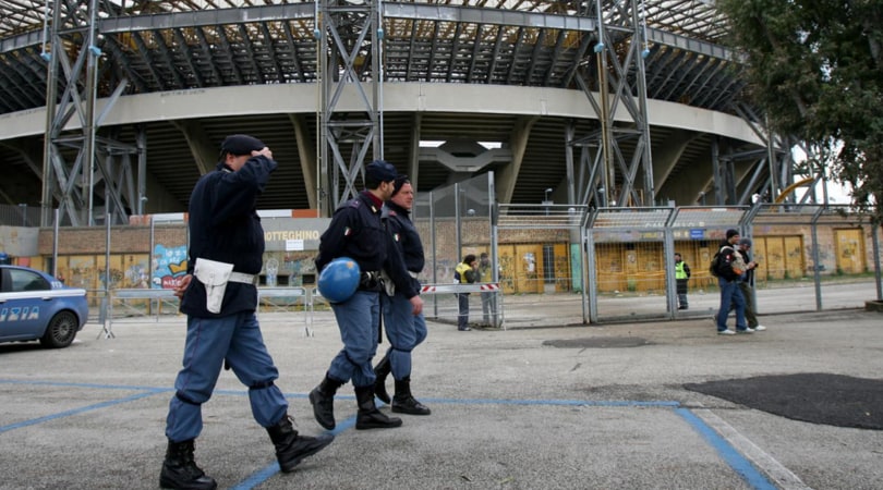 Napoli-Dinamo Kiev, accoltellato un tifoso ucraino