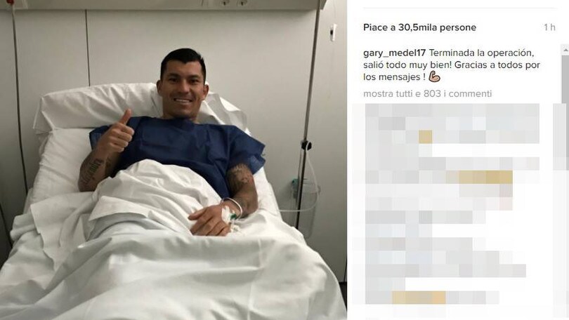 Inter, Medel operato al ginocchio: intervento riuscito