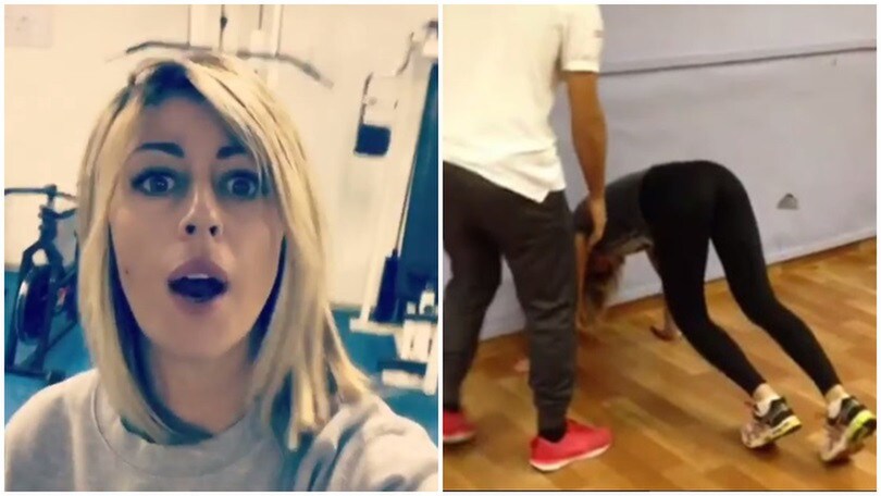 La moglie di Marchisio si scatena in palestra: ecco la sua verticale