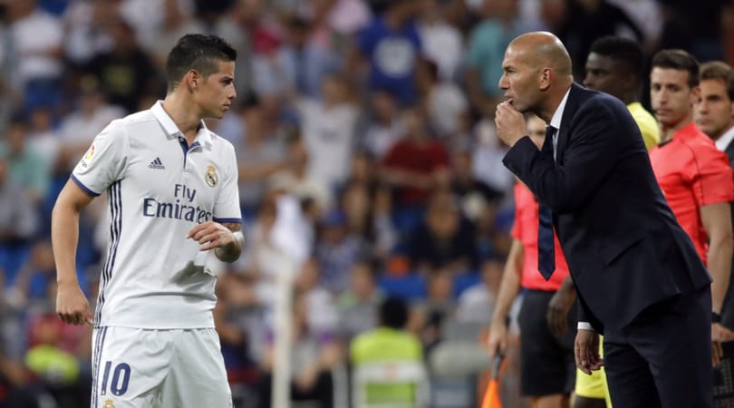 Calciomercato, Zidane 'stoppa' James: «Dovrebbe restare»