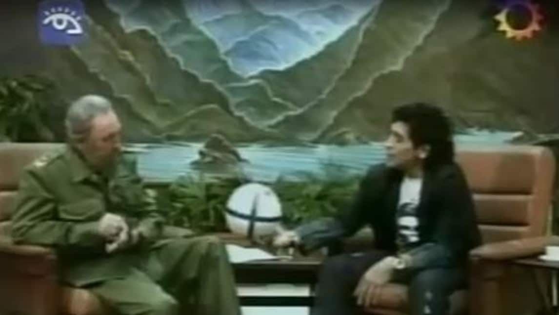 L'intervista di Maradona a Fidel Castro