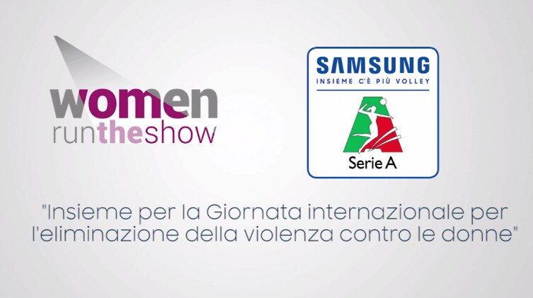 Serie A Volley e Samsung a fianco delle donne