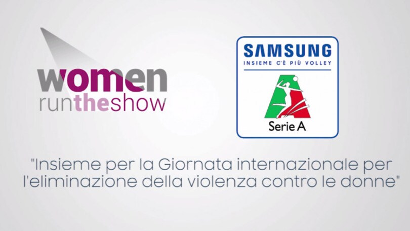Serie A Volley e Samsung a fianco delle donne