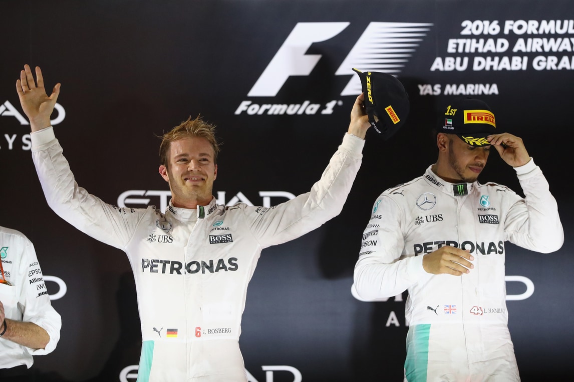 F1 Abu Dhabi, Rosberg: «Felicissimo, campione come mio padre»