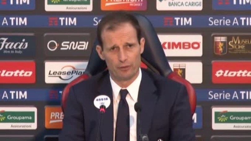 Allegri: "Bella botta che ci fa tornare coi piedi per terra"