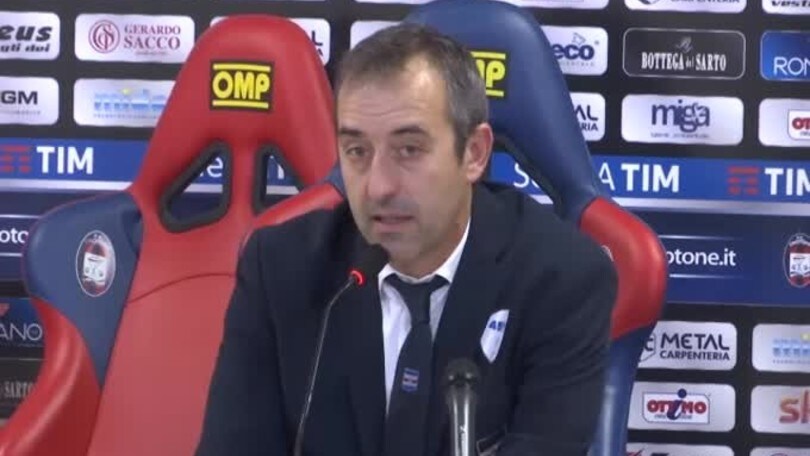 Giampaolo: "Gesto scorretto? Non credo..."