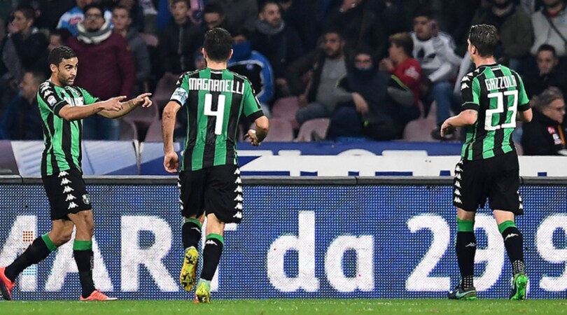Serie A, Napoli-Sassuolo 1-1: la delusione si chiama Defrel