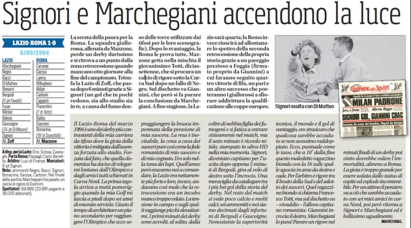 Signori e Marchegiani accendono la luce