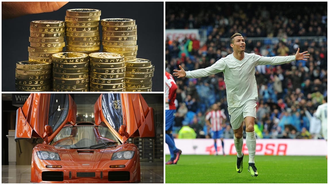 Il calcio paga poco: meno del 2% fa la vita di Ronaldo