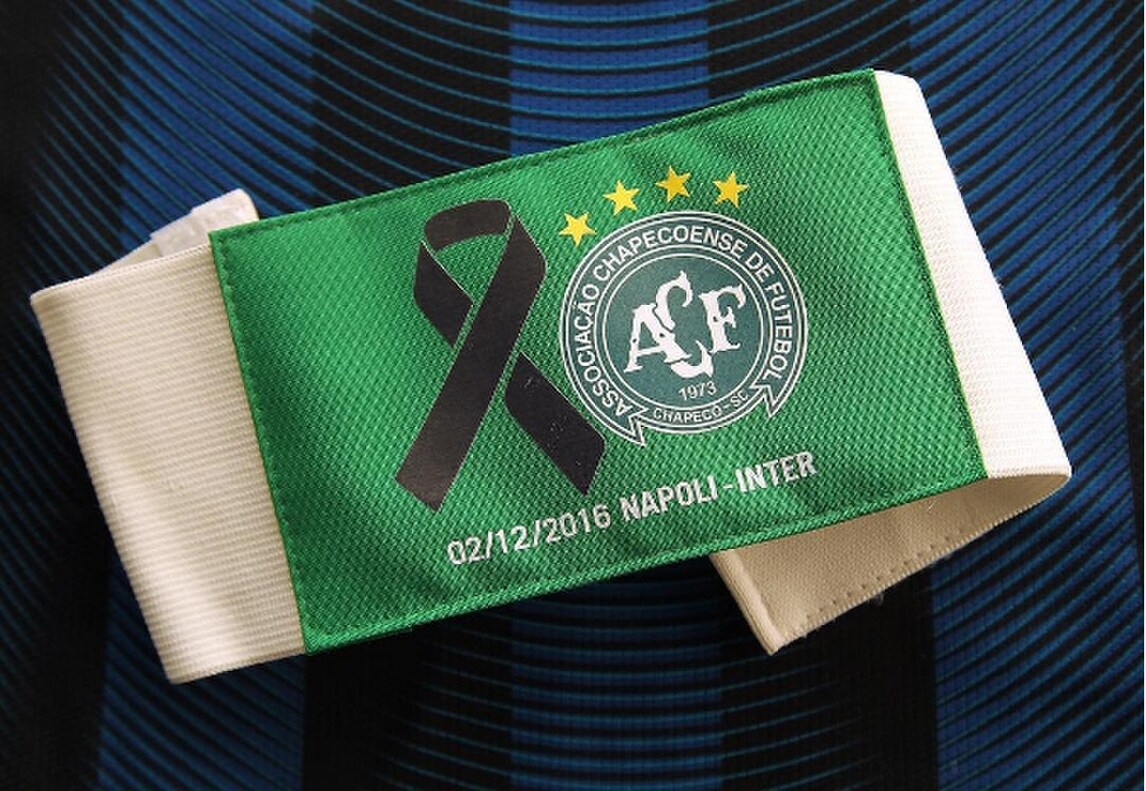 Inter: col Napoli fascia speciale per ricordare la Chapecoense