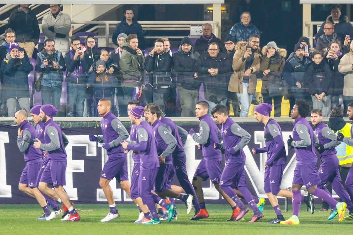 Fiorentina, Franchi a porte aperte: l'allenamento davanti ai tifosi
