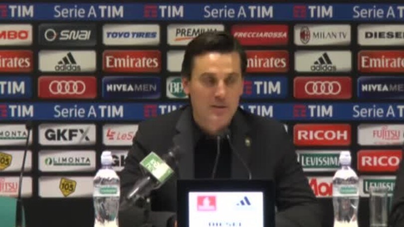 Montella: "Niang era il rigorista"