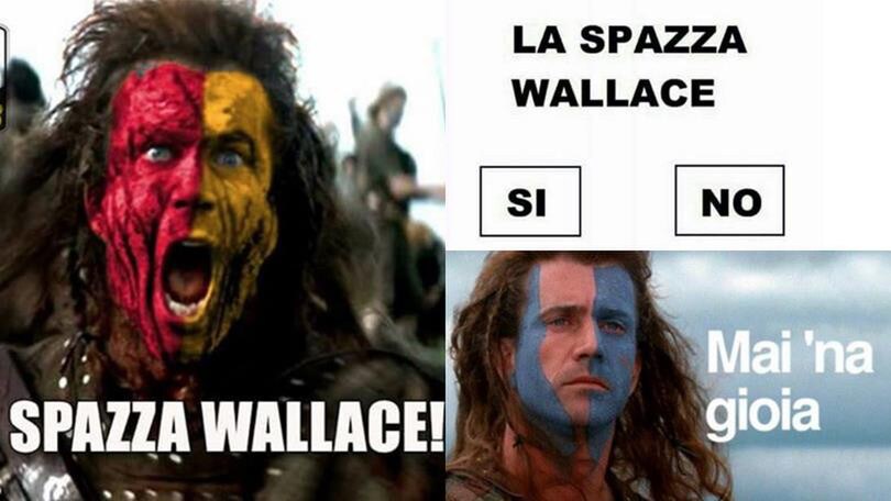 Il referendum e Wallace: #LazioRoma, l'ironia del web sul derby