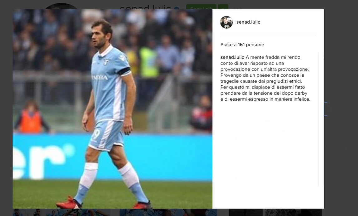 Post derby, Lulic: «Rudiger? Mi sono espresso male»
