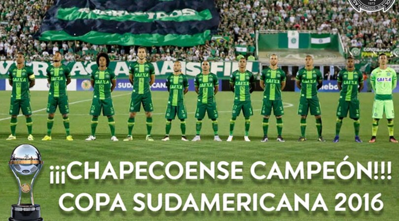 Ufficiale, la Copa Sudamericana 2016 va alla Chapecoense