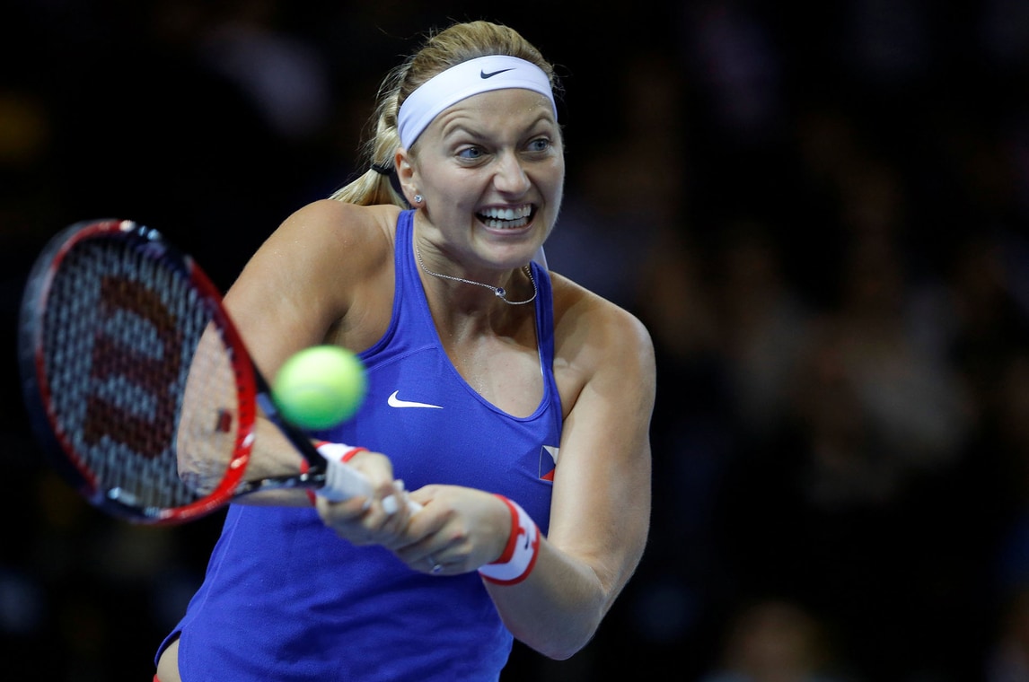Tennis: la Kvitova si frattura il piede destro