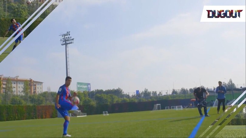Suarez, che controllo! Palla sparata a 140 km/h