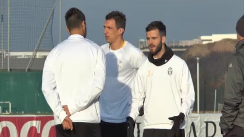 Juve, allenamento da Champions