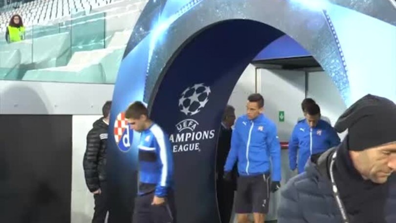 Champions: la Dinamo Zagabria si allena allo Juventus Stadium