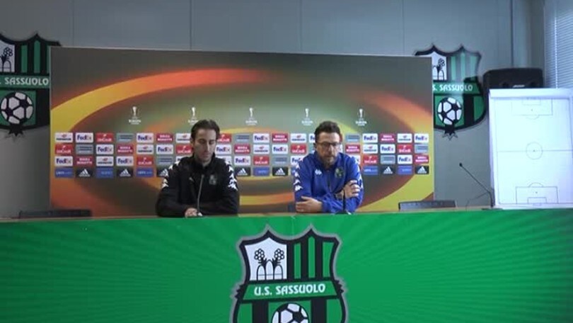 Di Francesco: "Sassuolo, grazie all'Europa sei cresciuto"
