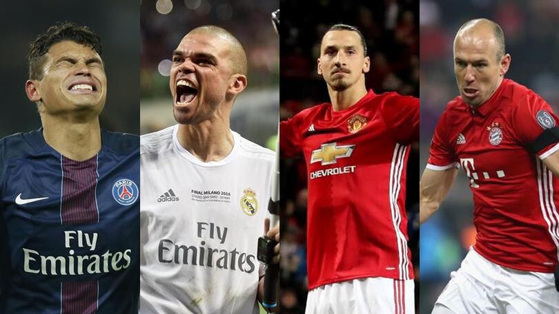 Affari d'oro: i giocatori in scadenza, da Thiago Silva a Robben, da Pepe a Ibra
