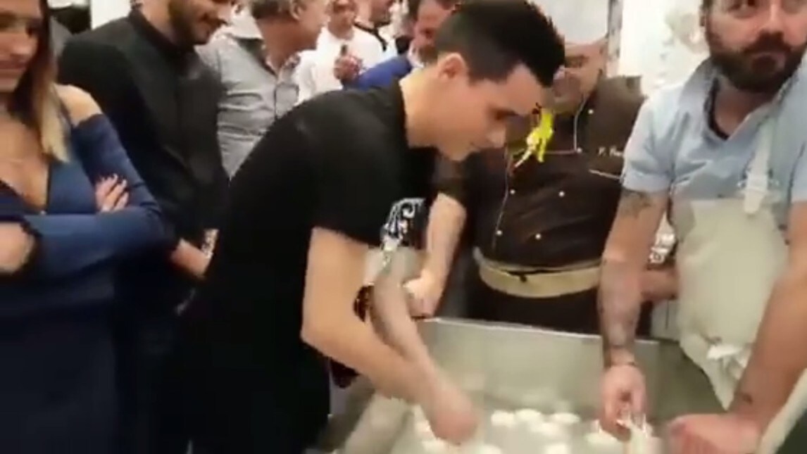 Callejon, dalla Champions... alle mozzarelle!