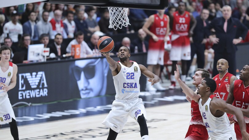L'EA7 Milano dura un tempo, Jackson lancia il CSKA