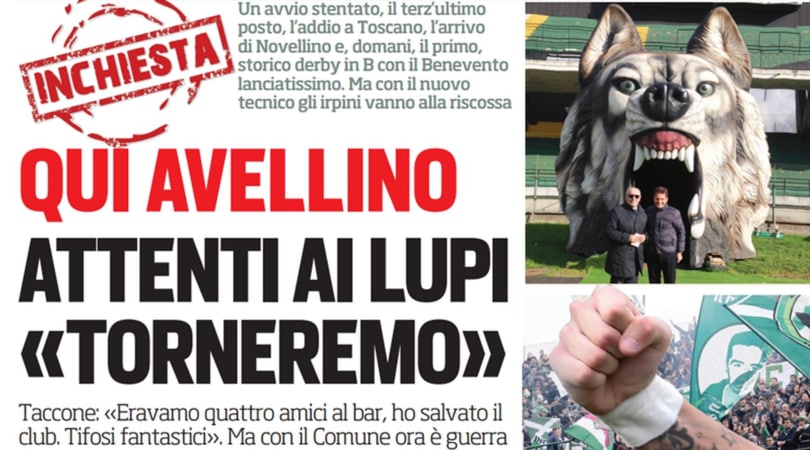 L'Avellino alla riscossa: «State attenti ai Lupi»
