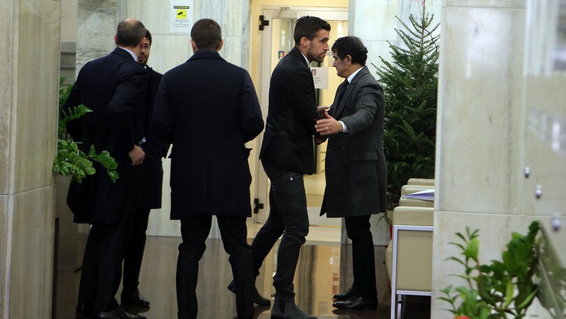 Roma, Strootman e Baldissoni all'udienza