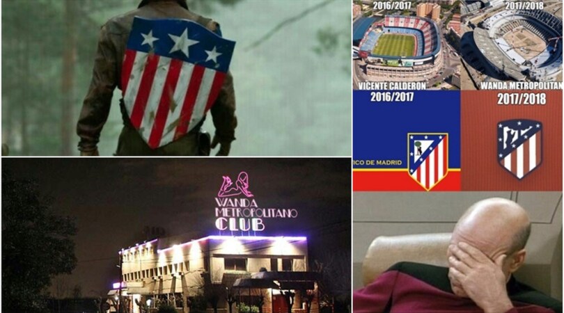 I fan dell'Atletico Madrid si scatenano sul nuovo Wanda Metropolitano