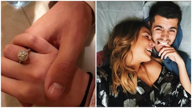 Morata, ecco la proposta di matrimonio alla sua Alice