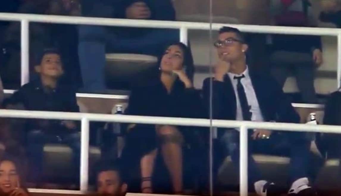 Ronaldo al Bernabeu con la sua nuova fiamma