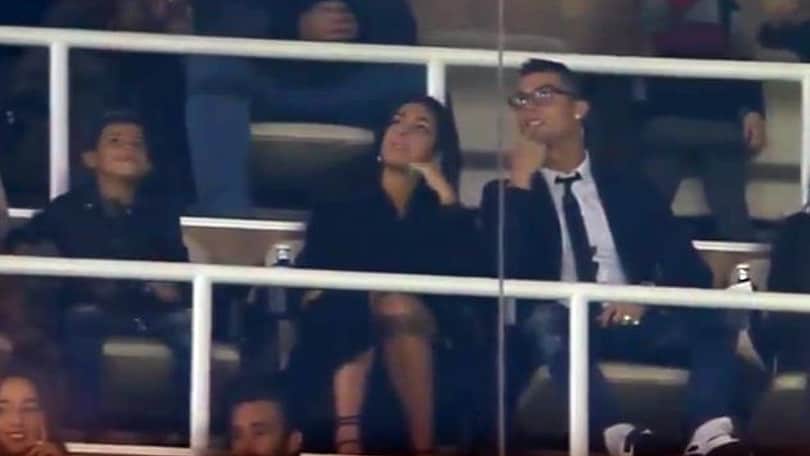 Ronaldo al Bernabeu con la sua nuova fiamma
