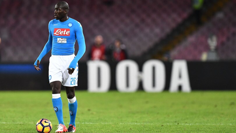 Serie A Napoli, stop Koulibaly: elongazione