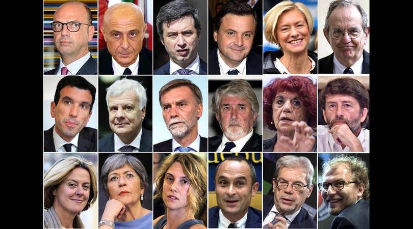 Governo Gentiloni, ecco la lista con i nomi di tutti i ministri