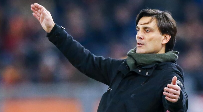 Milan, Montella: «Roma fortunata, noi puntiamo all'Europa League»