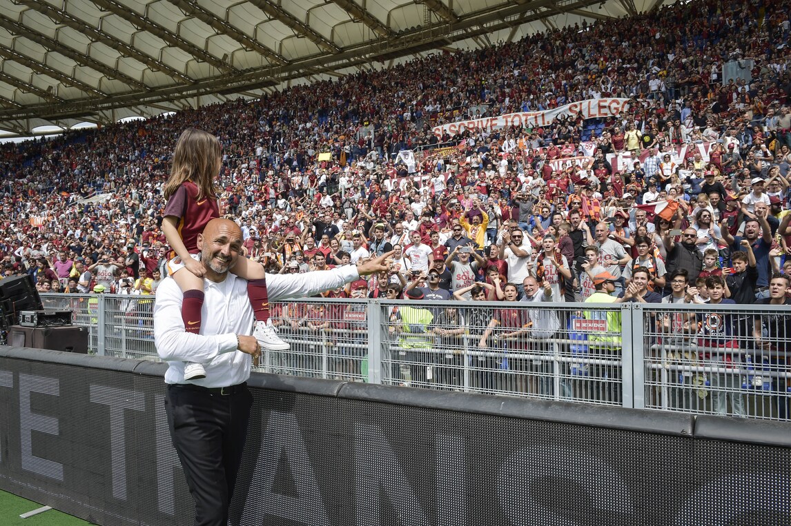 Roma, Spalletti riempie l'Olimpico