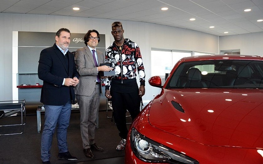 Una Alfa Romeo Giulia Quadrifoglio per Balotelli