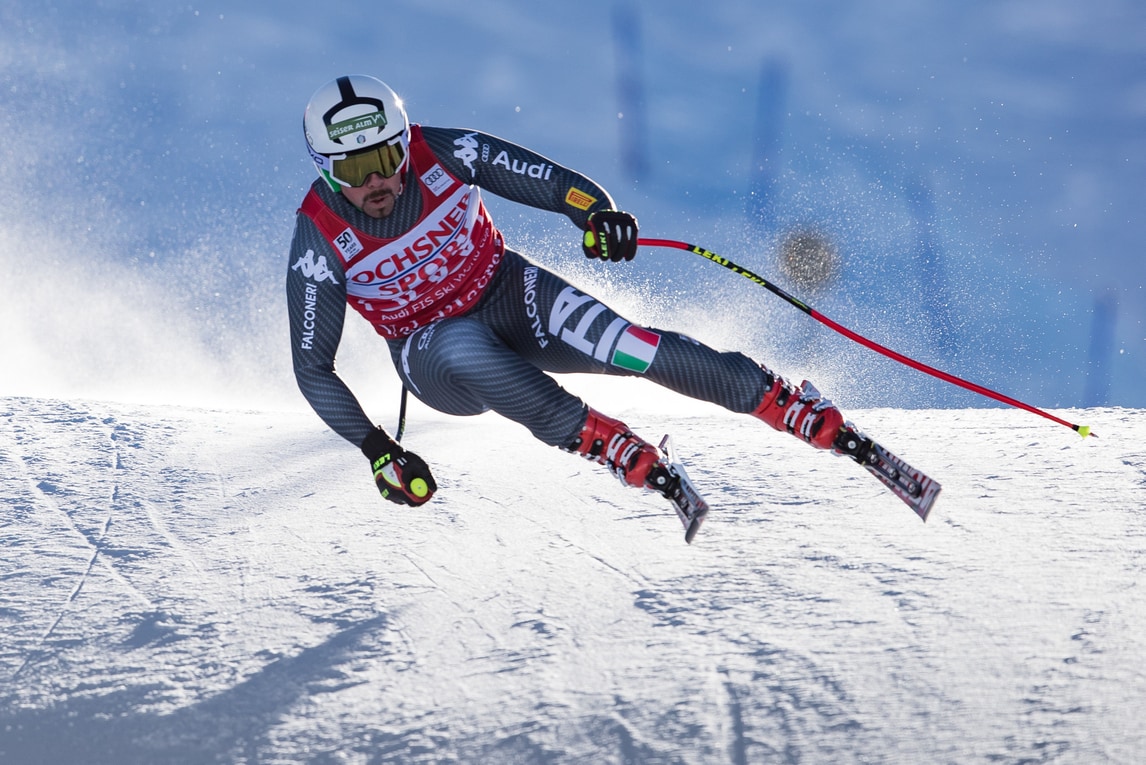 Fill terzo nella prima prova libera Val Gardena